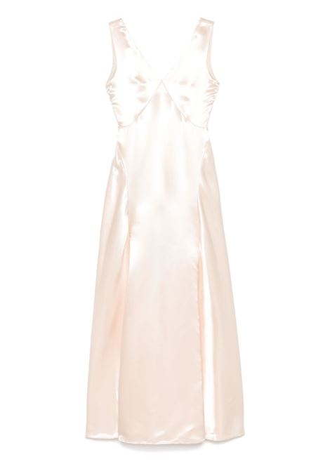 Blush pink satin maxi dress Philosophy di Lorenzo Serafini - women